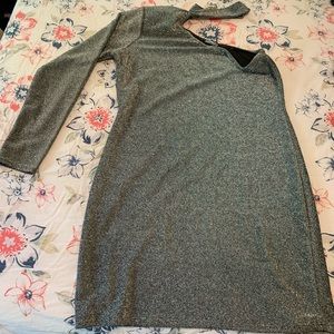 Silver sparkle dress